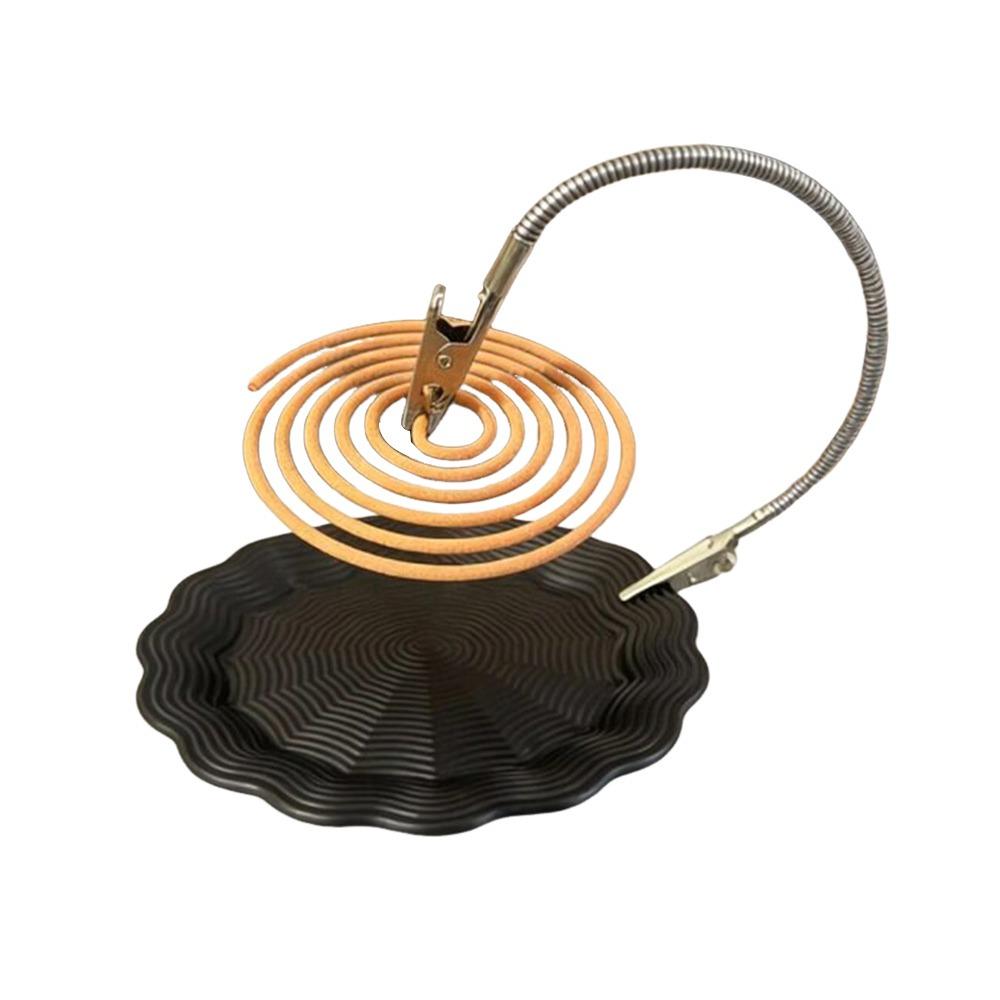 

Multifunctional Mosquito Coil Stand with Detachable Clip Mosquito Repellent Tool чёрный