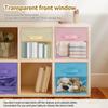 6Pcs Non-Woven Fabric Storage Box Foldable Fabric Cube Storage Bins Large Capacity Closet Clothes Shoes Storage Containers