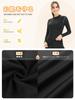 [THREEGUN] Sports Inner Shirt, Women's, Brushed Lining, High Neck, Long Sleeve, Undershirt, Compression Wear, Training Top, Quick Dry, Cold