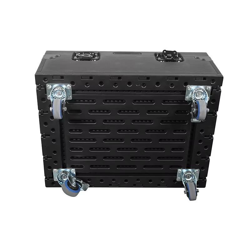 Plastic Flight Case Suitable for 19*15w / 19x25w / 12x18w Flight Case Only for LED Beam Light Box Flight Box Stage Light Case Convenient
