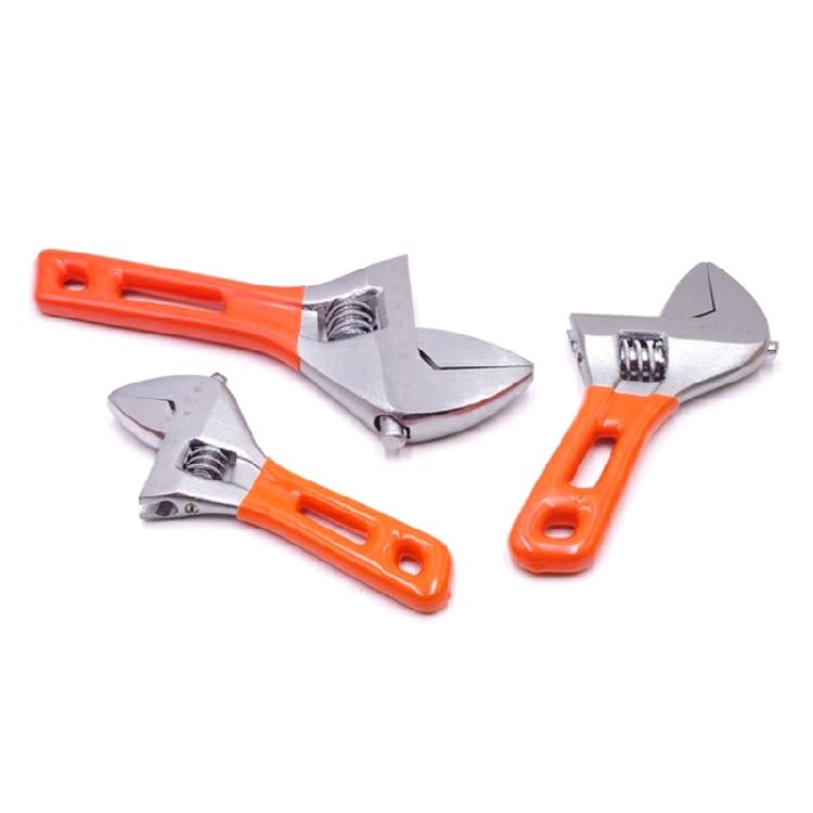 Strong Adjustable Spanner Device 30mm Jaw Capacity Slip Resistant Grip For Bathroom Household Repairs Kitchen Pipe Fixes