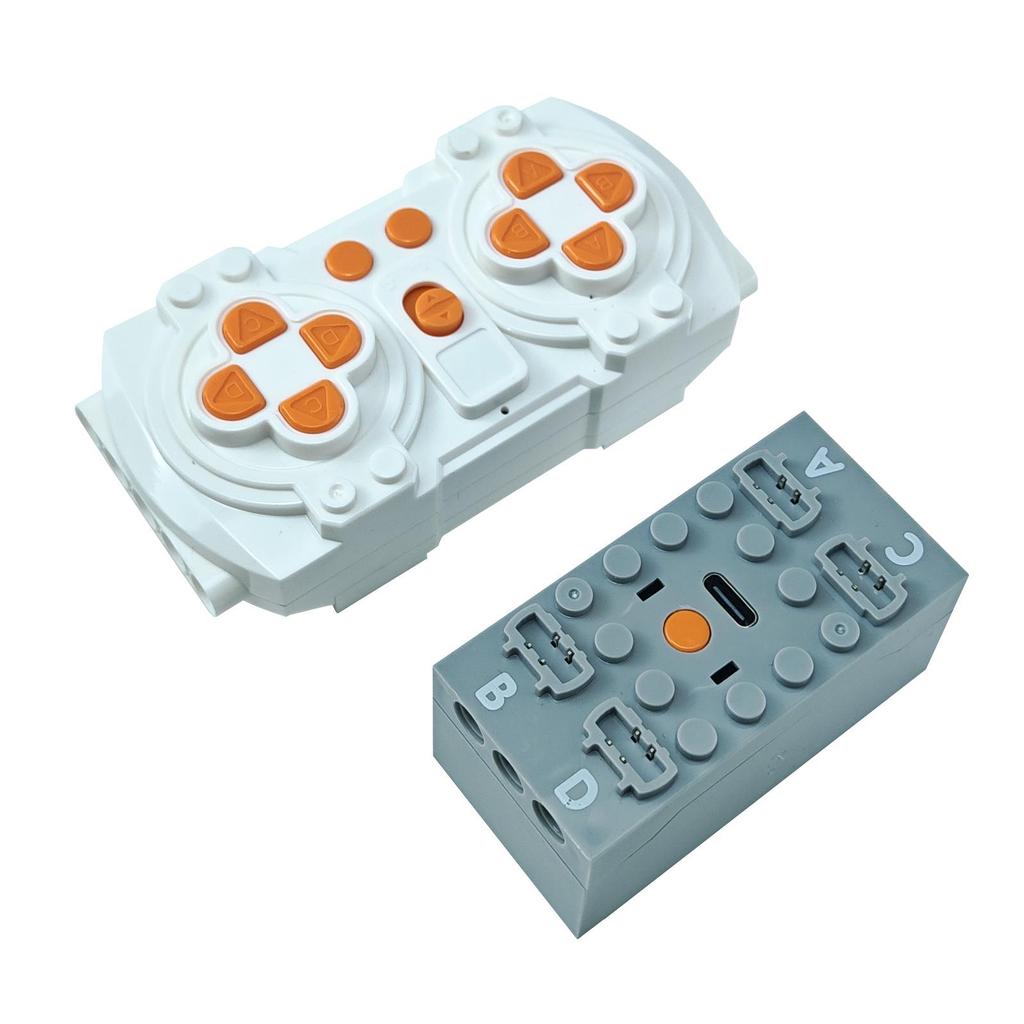 Compatible Lego Bricks: Remote-Control Motorized Toy Car for Educational DIY Assembly