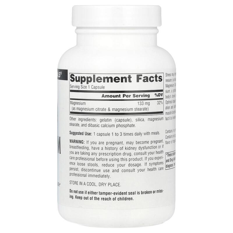 Magnesium Citrate , 133 mg , 90 Capsules