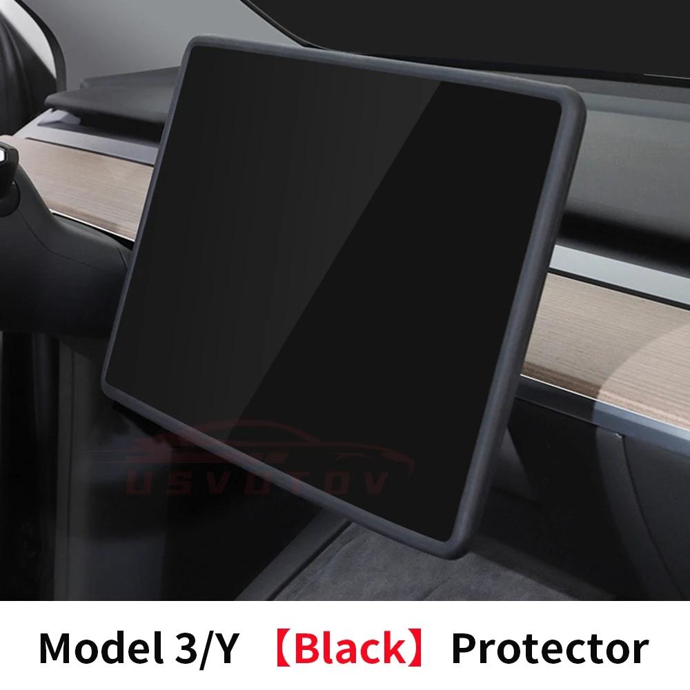 For Tesla Model 3 Y Highland Screen Protector Silicone Frame Display Edge Body Cover Central Control Accessories 2025 2025 2025
