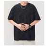 Summer and Summer American High-density Knitted Loose Fashion Men's T-shirt Short-sleeved