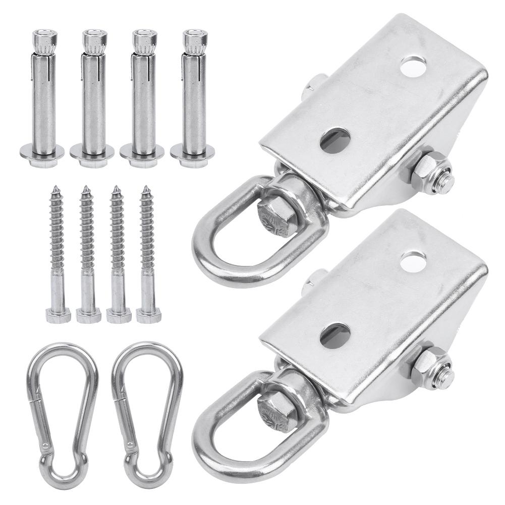 Hochleistungs-Schaukelaufhängungen aus 304 Edelstahl Schaukelaufhängeset Verriegelbare Karabiner