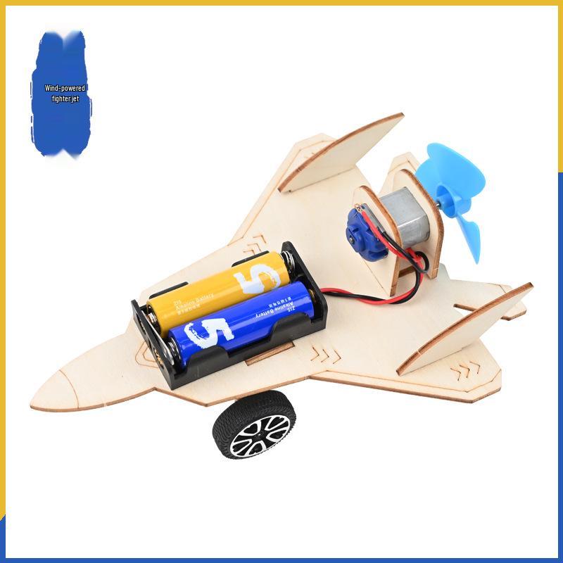 Handcrafted Wind-Powered DIY Airplane Model Kit for Science Students