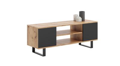Focus RTV Cabinet 135 Cm - Loft Oak Craft/black