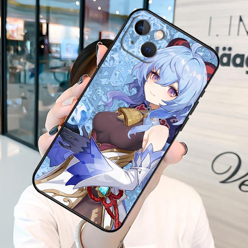 Ganyu Genshin Impact Phone Case For iPhone 13 12 Mini 11 14 15 16 Pro Max Plus X XS Max XR Cover Shell