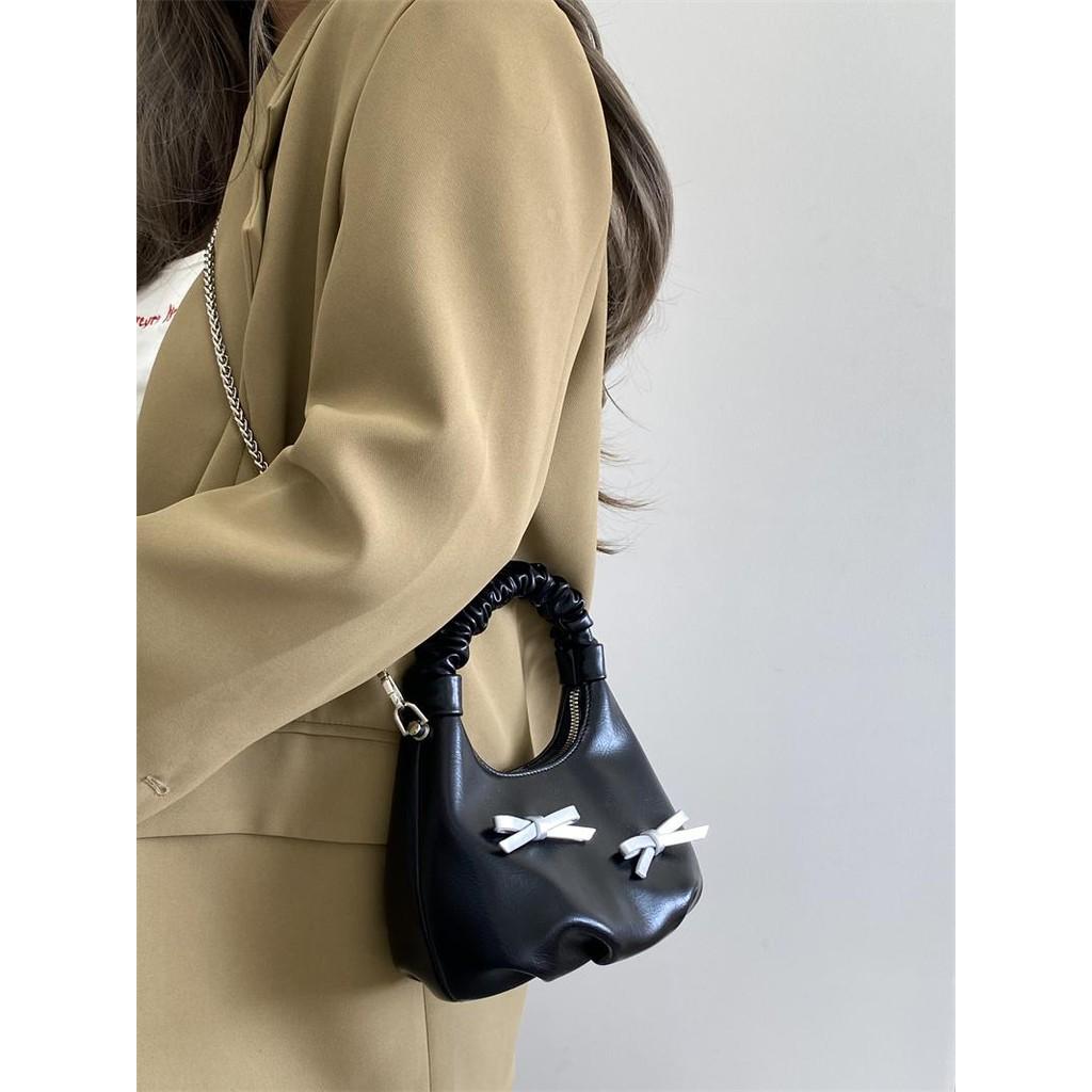 IELGY All-Match Bowknot Portable Shoulder Messenger Bag