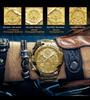 WWOOR Wò Ài 8868 Men's Trendy Luminous Steel Band Waterproof Quartz Sports Watch