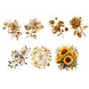 Pegatinas Florales para Inodoro Autoadhesivas para Pared de Baño DIY Extraíbles Impermeables Pegatina para Tapa de Asiento de Inodoro para Baño WC Decoración