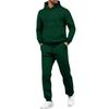 Men's Two-piece Hoodie Sweatshirt And Jogging Pants Tracksuit