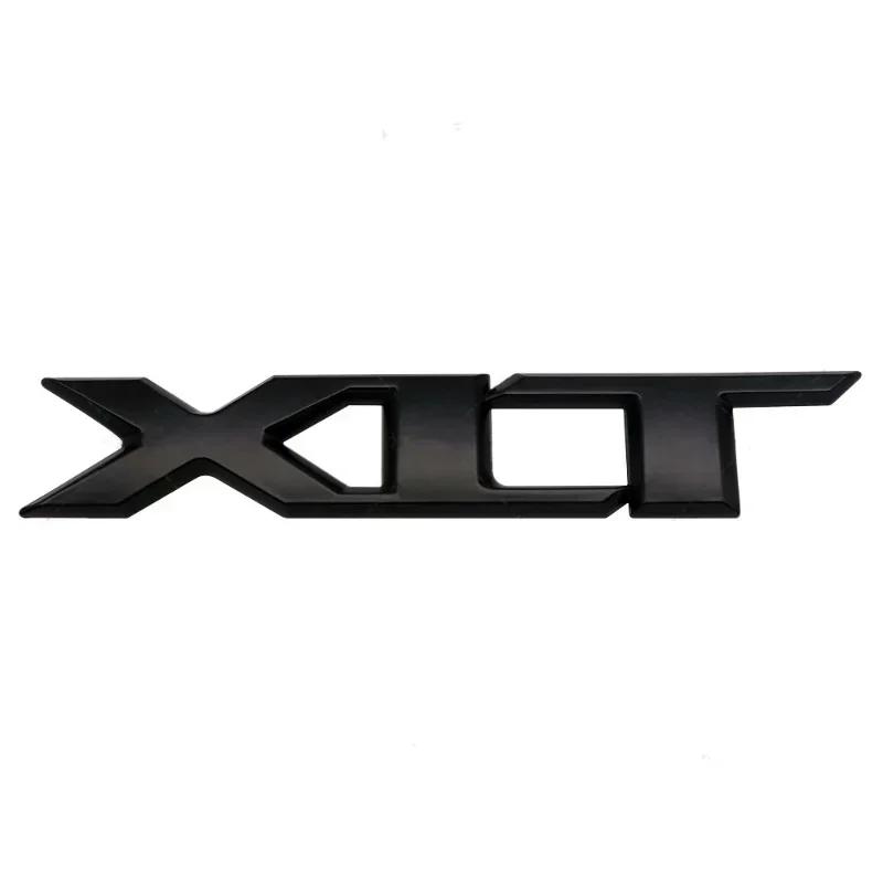 3D Metal Chrome Red Black Logo XLT Badge Car Badge Rear Suitcase Sticker for Ford RANGER XLT Stikcer Accessories чёрный