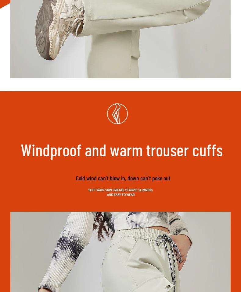 Women's Cotton Down Pants for Winter 2025: Cold-Proof, Waterproof, Windproof for Extreme -40°C Weather