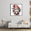 Full Embroidery Eco-cotton Thread 11CT Printed Xmas Gnome Cross Stitch Kit Art