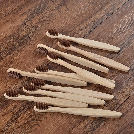 Kids 10pcs Soft Toothbrush Bristles Bamboo Toothbrush Eco Friendly Childrens Toothbrushes Biodegradable Oral Care Tooth Brush