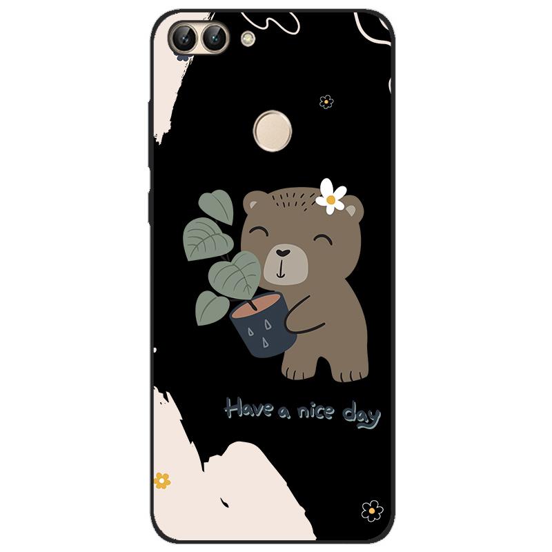 For Huawei P Smart 2018 FIG-LX1 PSmart Case For Huawei P Smart 5.65inch Case TPU Soft Silicone Cute Wolf Back Cover Phone Case