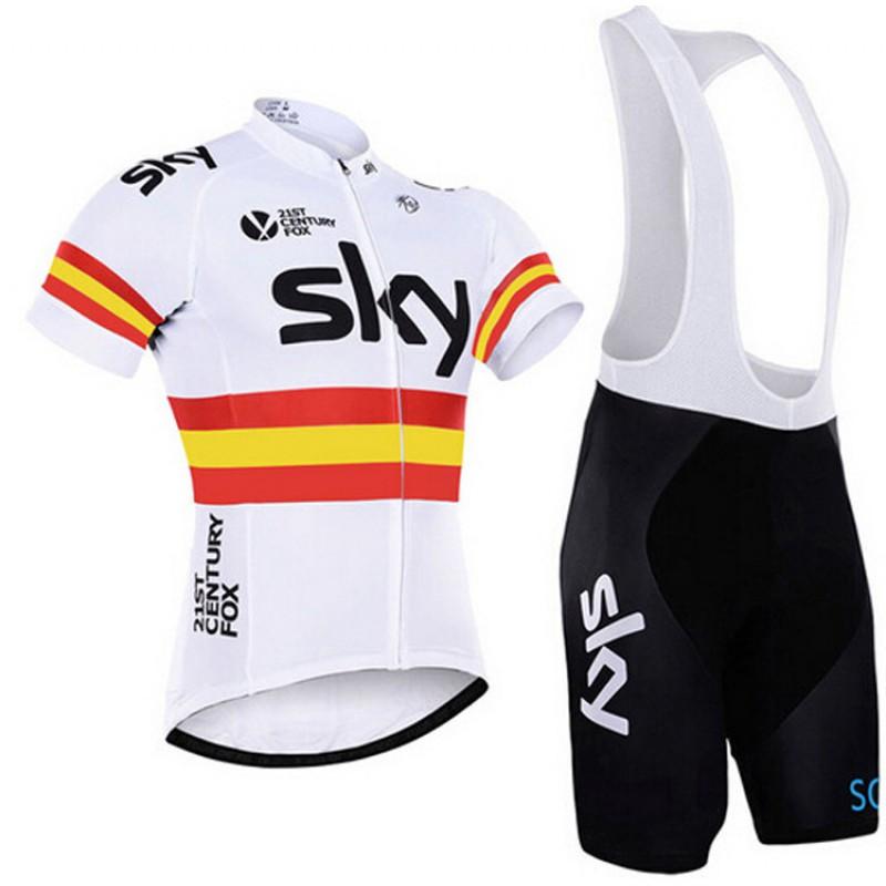 Mens Womens Cycling Jersey Bib Shorts Set Breathable Bike Wear Mountain Road Biking
