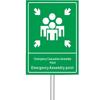 Schild Notfallevakuierungs-Sammelpunkt