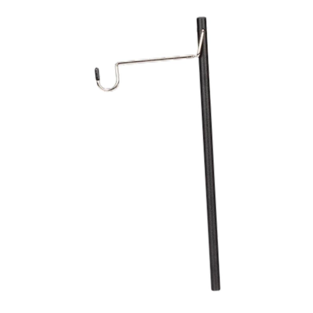 Camping Lantern Pole Hooked Stand for Picnic Lighting Professional Multipurpose Quick Installation Sturdy 32cm Length Compact