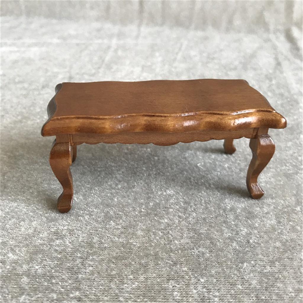 1:12 Furniture Miniature Teatable Coffee Table Living Room Kid Toy One Size