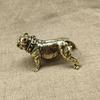Vintage Pure Copper French Bulldog Statue Desk Ornament Decoration Crafts Accessories Metal Brass Cute Dog Figurines Home Decors