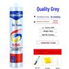 GuHuan 793 Neutral Silicone Sealant: Waterproof, Mildewproof, Weatherproof - Available In White, Transparent, and Gray.