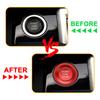 TOMALL Aluminum Engine Start Stop Push Button Ring Compatible with Land Rover Discovery Sport 5 Range Rover Jaguar XJ XF XE F-Type F-Pace XJR XFR Car