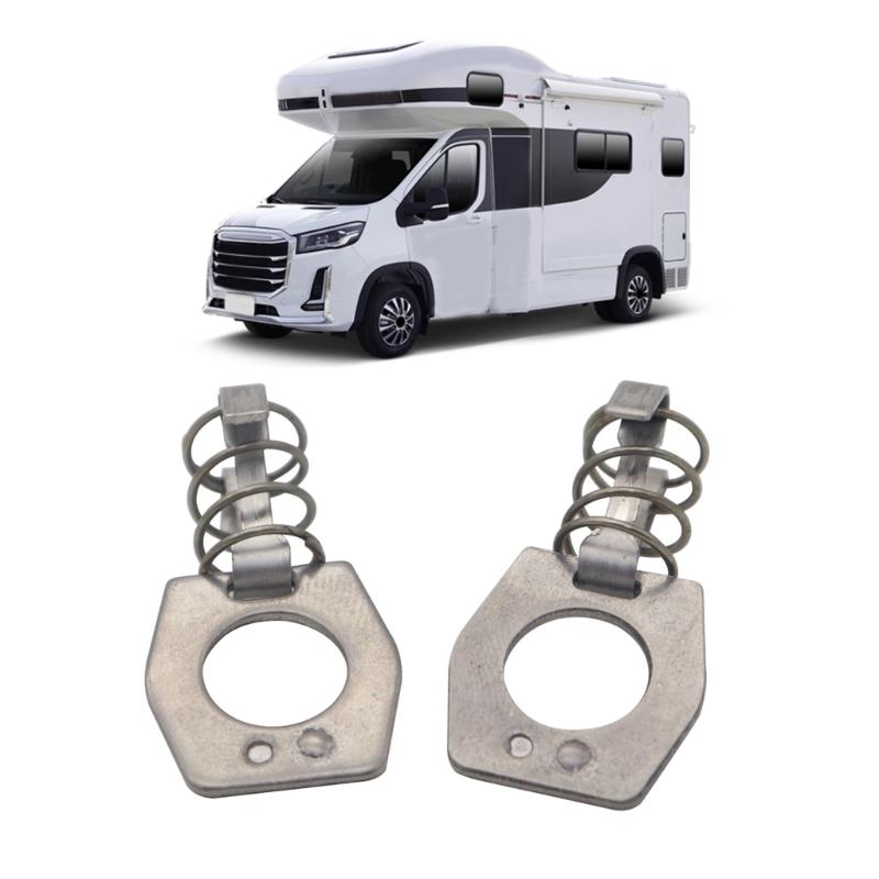 Hot Water Heater Cover Cam Lock Metal Door Latch Fastener Compatible for Cupboards RVs Trailer Camper Accessorie 2-Piece