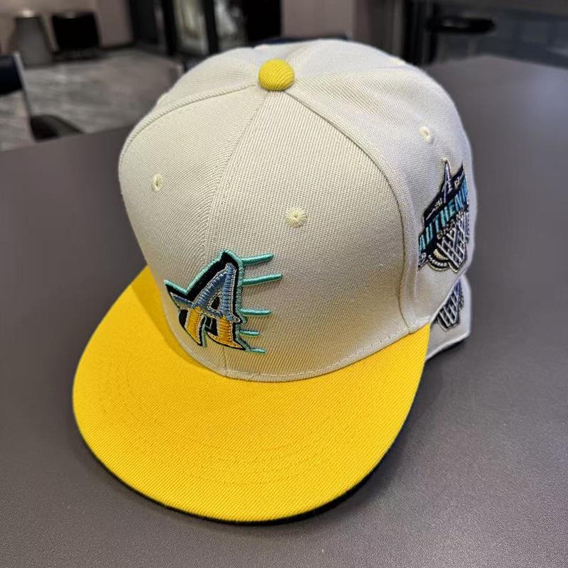 Unisex verstellbare Flat-Brim Hip-Hop-Kappe – Frühling/Sommer breite Krempe, perfekt für den Herbst