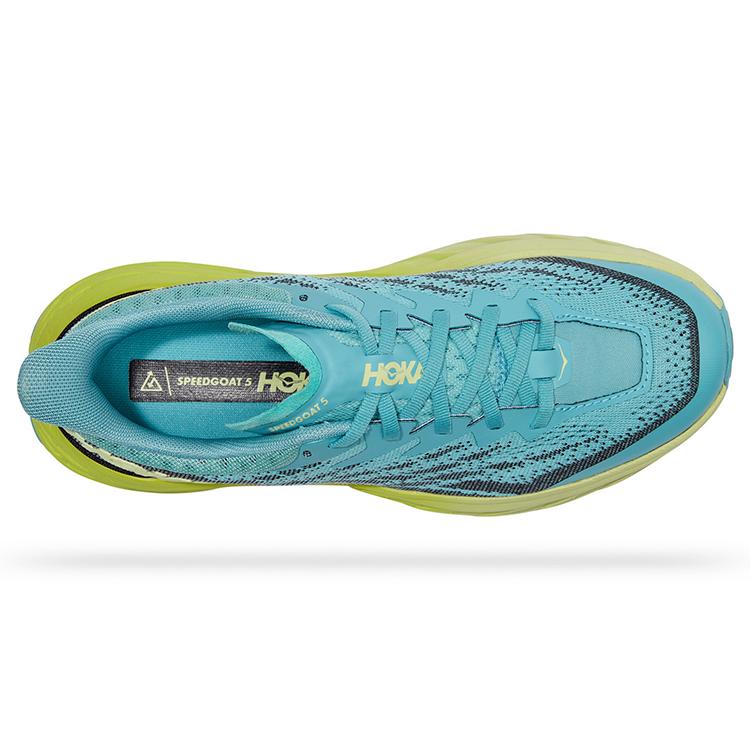 HOKA One One Speedgoat 5 Coastal Shade Green Glow Donna 1123158-CSGG