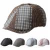 Y2k Plaid Berets Korean Style Painter Hat Fashion Newsboy Caps  Ladies