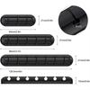 Silicone Cable Protector & Organizer: Self-adhesive Desktop & Car Clip Winder for Cables
