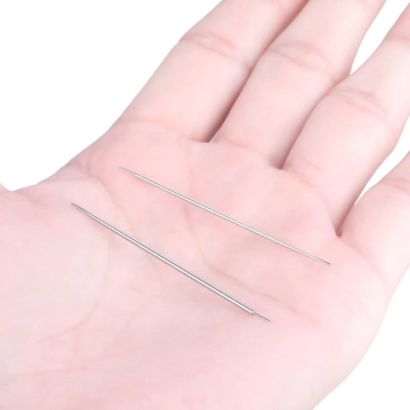 Practical Piercing Tool Set Stainless Steel Texture Suitable for Body Jewelry Insertion from 14G to 20G Safe Applicator