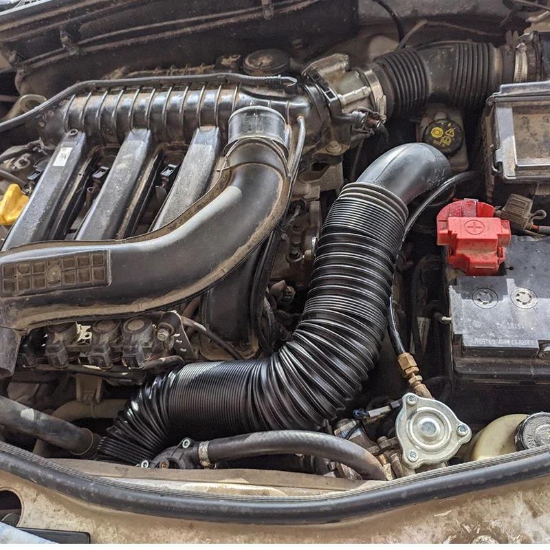 1Pc Steel Wire Reinforced Telescopic Air Intake Hose 51/63/76mm for Car Engine Air Filter Intake Pipe Modification Mass Air Flow 3