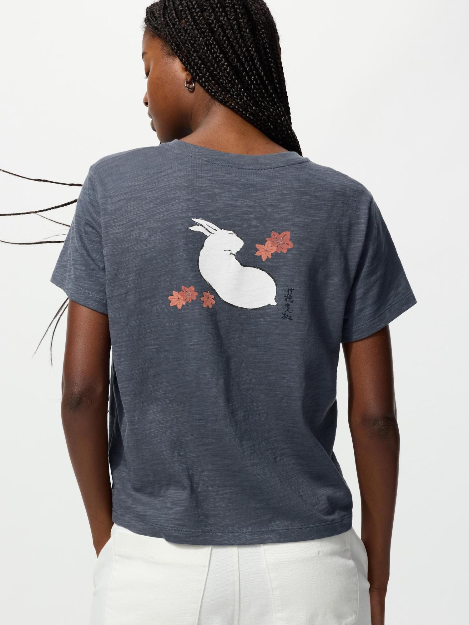 

Uniqlo Япония Футболка с животным принтом Ut 08 DARK GRAY/XS