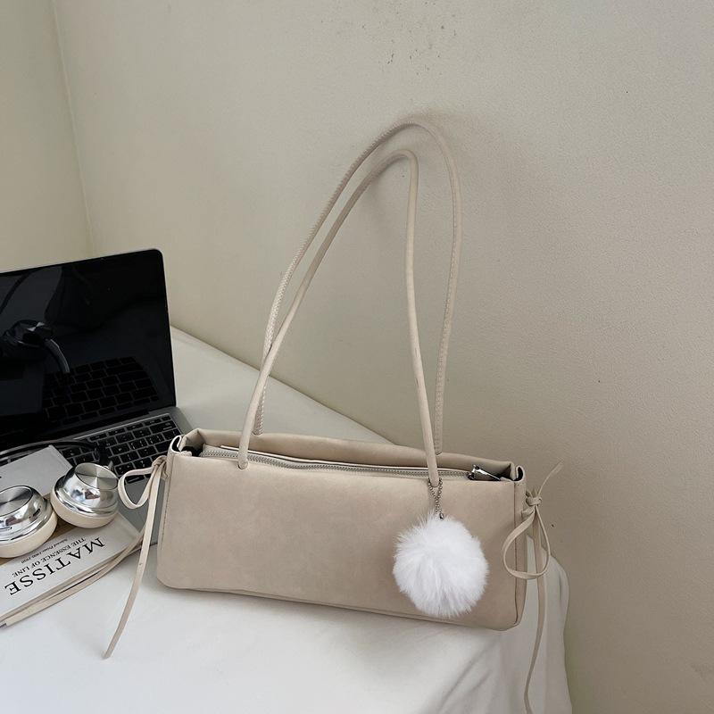 

Нишевая и модная сумка подмышку Простая и стильная летняя сумка с бантом на одно плечо для поездок на работу бежевый