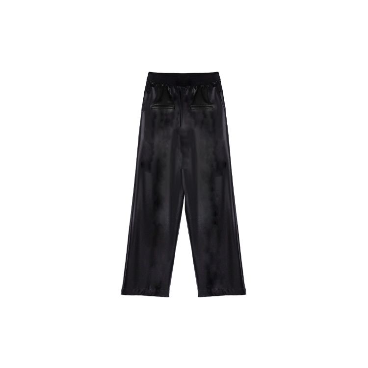 We11done Ss21 Casual Straight Leg Work Pants Unisex pants WD-PT0-21-208-M-BK