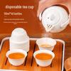 Biodegradable Sugarcane Pulp Mini Tea Tasting Cups