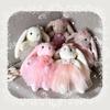 Recital rabbit stuffed for ages elementary school key with handle [HAYAOKIYASAN] gift, toy, ballet, piano, girls, 6, 7, 8, 9, 10, students, birthday,