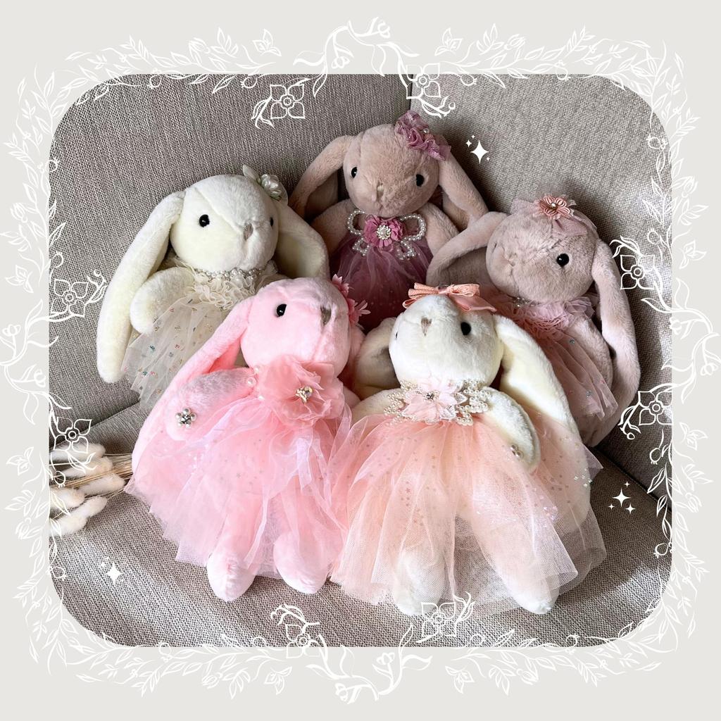 Recital rabbit stuffed for ages elementary school key with handle [HAYAOKIYASAN] gift, toy, ballet, piano, girls, 6, 7, 8, 9, 10, students, birthday,