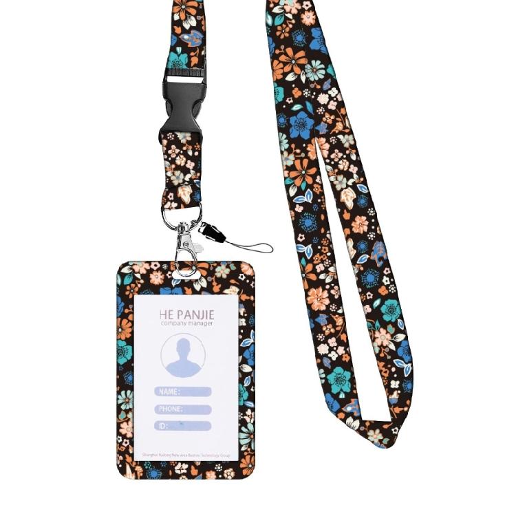 

Retractable Badge Holder Reels Lanyard Set with Card Holder for Student