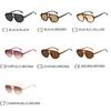 Retro Double Bridge Sunglasses UV400 Vintage Fashion for Men Women Minimalist Brand Outdoor Driving Trendy Sun Glasses