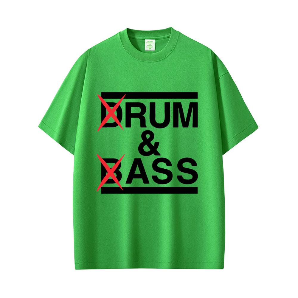 Drum and Bass Funny Meme T Shirts Rum and Ass Lovers Jokes Short Sleeve Men Casual Cotton T-shirt Men's Fashion Oversized Tshirt