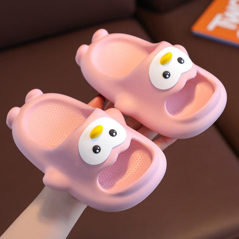 Entenküken Kinderhausschuhe Cartoon weiche Sohle bequeme Sandalen Zuhause Badezimmer Babyschuhe