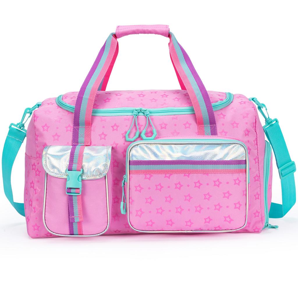 Kinder Reisetasche Mädchen Damen Reisetasche Geschenke Übernachtungstasche für Mädchen Damen Tragetasche Übernachtungstaschen für Mädchen Fitnessstudio Tanztaschen mit Schuh