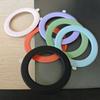 Colourful Mobile Phone Circle Ring Plate for Magsafe Wireless Charger Back Sticker Cellphone Iron Sheet for iPhone 14 15 Xiaomi