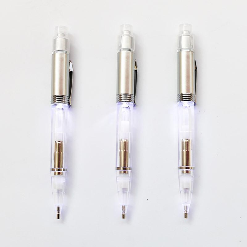 LED DIY Diamant-Malstift mit Lichtbeleuchtung Bohrer Kunst beleuchteter Stift Applikator Perlenzubehör Beleuchtung Werkzeugzubehör