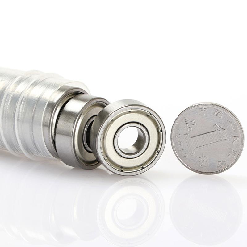 10pcs Miniature Bearings 685zz 608z 625ZZ Silent Small Bearing Deep Groove Mini Ball Bearing Carbon Steel for Skateboard Scooter